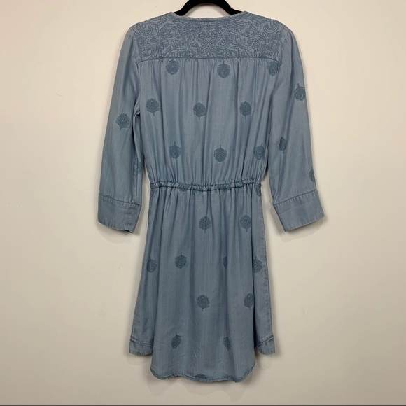 Anthropologie Holding Horses Riley Chambray Dress - Picture 3 of 5